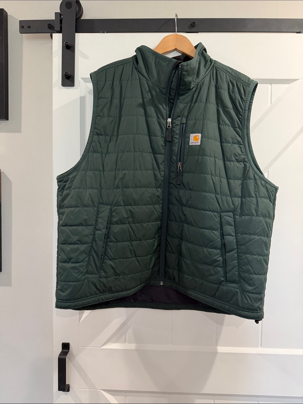 Carhartt Quilted Insulated Vest in Dark Green